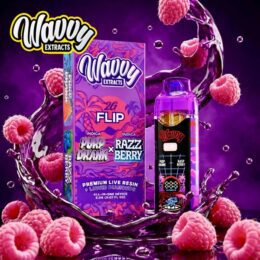 WAVVY Flip Disposable Pen 2 Gram - Purple Haze X Guava Candy – Sativa / Indica